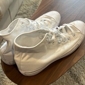 White mens converse 11.5